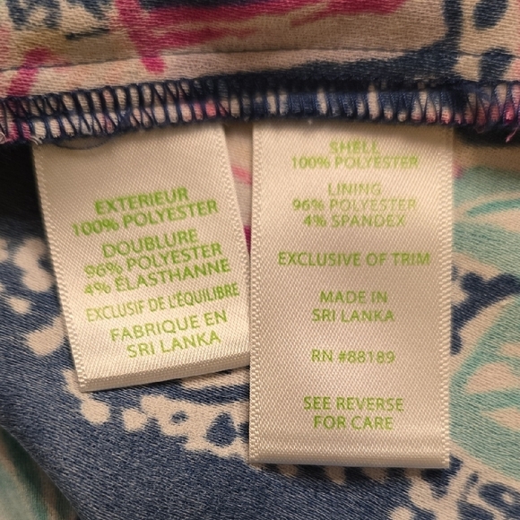 Lilly Pulitzer Blue and Pink Floral Mini Dress - Picture 12 of 14